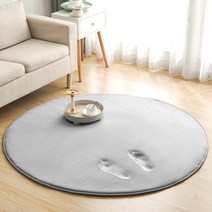 Keusnix 카펫 러그 저반발 극후 25 mm 러그 매트 미끄럼 방지 부착 두꺼운 방음 융단 플란넬 항균·방진드기 가공 올 시즌 카펫 푹신 촉감 코타츠 매트 바닥 난방·핫 카펫 대응 원형