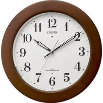 시티즌 걸어 시계 전파 아날로그 어두운 곳 라이트 자동 점등 고휘도 LED 나무 차 CITIZEN 4MYA35-006