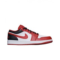 조던 1 로우 화이트 짐레드 블랙 Jordan Low White Gym Red Black