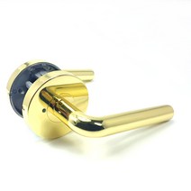 방문손잡이 비유씨 레버 도어록 문고리 골드 유광 P3004 PB