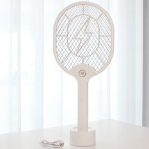 자바 탁탁이 전기 모기채 USB 충전식, 1개