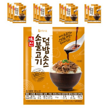 복천식품 소고기가 풍부한 미친 소불고기 덮밥 12팩, 24팩, 180g