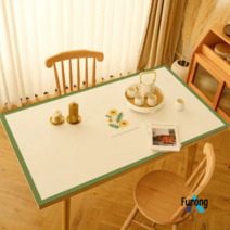 완전방수 가죽 식탁보 테이블보, 70*140cm, 번성