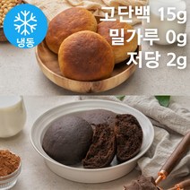 [식물성 고단백 저당류 우리쌀] 스님도 드시는 빵 햇쌀빵 100g x 8개입, 3. 골고루 세트 (플레인 4개 + 초코 4개)