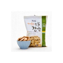 올가 간식 우리밀 발아통밀 2.5 건빵 (200g) 탕비실 회사 어린이 성인 캠핑 차박 홈파티 영화 선물, 16개