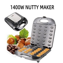 호두과자 기계 가정용 업소용 홈베이킹1400W 홈 너트 기계 220V 전기 호두 케이크 메이커 자동 빵 베이킹, 02 EU