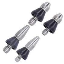 압력 와셔 터보 노즐 스테인레스 스틸 뾰족한 5000PSI 화장실 용 견고한 고효율 미니, 03 Style3