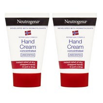 Neutrogena 뉴트로지나 노르웨이 포뮬러 무향 핸드크림 Norwegian Formula Hand Cream Unscented 50ml 2팩, 1세트