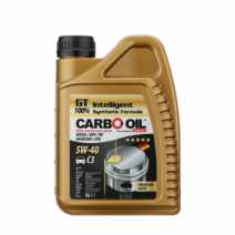 CARBO OIL 카보 오일 독일산 100% 합성유 엔진 오일 프리미엄 골드 5W40 1리터, 1개