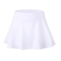 테니스스커트 스포츠 스커트 운동 이너 치어 리더 액티브 러닝 테니스 치어리더 스커트테니스, WHITE+XL