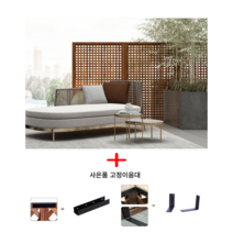 가림막 울타리 방무목 탄화목 테라스 베란다 담장 펜스 사생활보호, 탄화목마른모 90*150