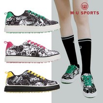 엠유스포츠 여성 뮤시패턴 스파이크리스화 MU23A3AF101