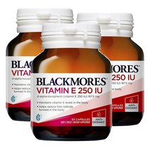 호주 블랙모어스 Blackmores Vitamin E 비타민E 250IU 50캡슐, 3팩