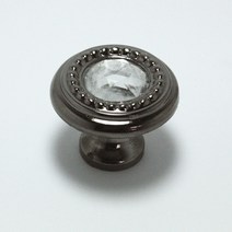 템플보석(소)-싱크대 수납장 서랍장 화장대 가구 손잡이/큐빅 보석 손잡이, 흑
