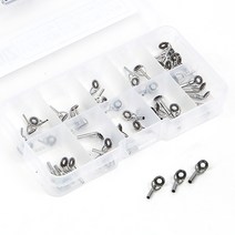 E.T.Shop 탑가이드 10종 세트/ 총 50개입 10종직경 원투 낚시대 초릿대 릴낚시대 수리 보수 튜닝 AS