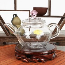 박씨상방 스프링 유리다관 250ml CKD-099A 핑크뚜껑