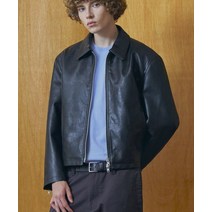 LOFI [비건 레더] 스테디 싱글 라이더 자켓 (블랙) [VEGAN LEATHER] STEADY SINGLE RIDER JACKET (BLACK)