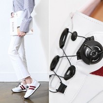 티투알 6.5cm 키높이 소가죽 수제화 라셋 W32 화이트