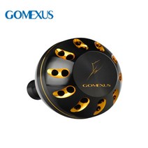 고멕서스 시마노전용 B 라운드노브 45／47mm 알루미늄, 45mm-블랙골드-B45BKBKGD-G