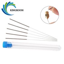 킹룬 KINGROON-스테인레스 스틸 노즐 클리닝 바늘 5 개 0.2mm/0.4mm/0.5mm/0.6mm/0.8mm/1.0mm 3D 프린터 부품, [15] 10pcs 035mm silver