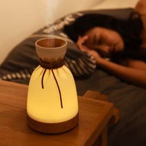 전기로 원목 기계등 향로 훈향 침실 가정용 가습기, 원목 파우치 디퓨저, 원목 파우치 디퓨저+6마리 오일
