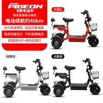 삼륜전기자전거 3발 삼륜전동스쿠터, 2인승/8A리튬배터리