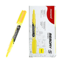 모나미 메모리S 형광펜, 노랑, 48개