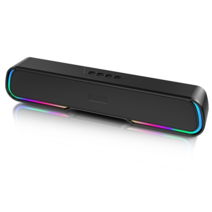 Catinbow / USB 유선 RGB 스피커 PC 노트북 사운드바 스테레오 베이스 컴퓨터
