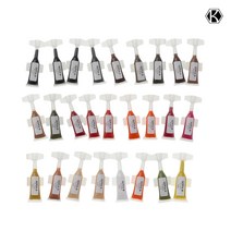 (1색상5개입) 세피아 반영구색소 1회용 0.6ml 무독성 자가검사획득 일회용색소 반영구재료, 버블검, 1개