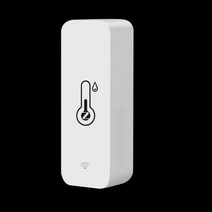 AUBESS-ZigBee 온도 센서 Tuya 스마트 홈 실시간 모니터링 배터리 구동 알렉사 구글 홈 지그비 게이트웨이 작동, ZigBee