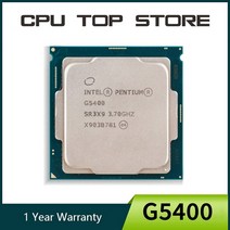 중고 인텔 펜티엄 G5400 3.7GHz 듀얼 코어 쿼드 스레드 CPU 프로세서 4M 54W LGA 1151, 한개옵션0