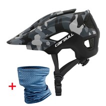 자전거 부품 용품 전기자전거cairbull mtb 헬멧 산악 이동식 선 바이저 xc dh am hardtrail enduro 사이클링 야외 안전 헬멧, 엘58-62cm, 아미그린 선물