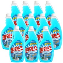 윈덱스 세계적 유리세정제 리필 교체용 660ml, 12개
