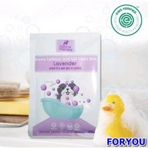 ForU581 호천펫 네츄럴테라피 아로마 탄산 솔트 클린샷 입욕제 라벤더향 12개, 상세페이지 참조