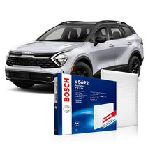 기아 더올뉴 스포티지 [NQ5](2021.07~) 1.6T-GDI 2.0e-VGT 1.6hybrid 보쉬 에어컨필터 S5692 히터/캐빈필터