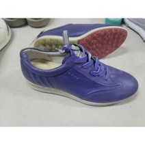 에코 골프화 여성용 퍼플 스파이크리스 스니커즈