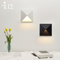LED 세모 방수 벽등 외부 실내 간접등 벽조명 인테리어 사각 벽부등, 화이트 10W