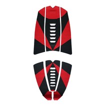 SUP 데크 트랙션 패드 6 개 프리미엄 EVA 그립 서핑 보드 롱 보드 패들 보드 3M 뒷면 발 패드 신제, 05 Red Line