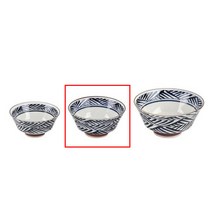 빈티지 대나무 도자기 죽그릇 중형볼 2개 일본주방소품 면기 식기 스프볼