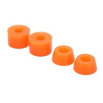 4X 스케이트 보드 부싱 트럭 휠 액슬 스쿠터 PU 쿠션 롱 충격 방지 액세서리, 03 orange, 03 orange