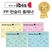 아이비스 2000 PP 먼슬리플래너 SP, 2개, 랜덤 발송