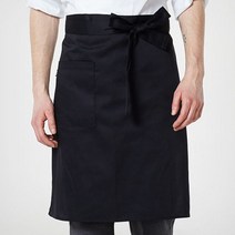 BW3CFF65 fg-02432 식당 위생 음식점 블랙 허리형 카페 단체 용품 홀 서빙 앞치마 업소용 급식 주방 단색, 본상품선택