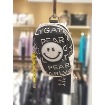 파리게이츠 521C1AC652_BK 여성 레터링 스마일 2구 볼파우치, 00001 블루