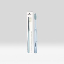 [케이세라퓨틱스] 케어마크 친환경 옥수수 생분해 칫솔 스카이블루 (1개입)_99.9%향균+엠보싱칫솔모특허+2중은나노코팅+유럽TUV인증+독일LFGB인증+유해물질ZERO+플라그제거, 생분해 옥수수 칫솔 퍼플