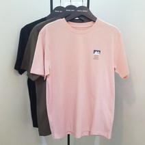 뱅뱅 NC경산점 여름신상 초대박특가! 50%할인!! 남녀공용 등판 레터링 면 반팔티셔츠