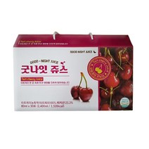 굿나잇쥬스 활기찬 하루 타트체리 고농축액 활력 체력 30포, 1박스, 80ml