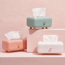 파스텔톤 티슈 박스 케이스 휴지 라탄 티비 미니 각티슈 이케아 냅킨 곽 다이소 코스트코 센스있는집들이, 캔디 화이트