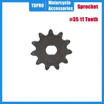 11 Teeth #35 체인 프론트 스프로킷 미니 ATV 전기 스쿠터 오토바이 Go Kart 자전거 드리프트 트라이크 4, 한개옵션0