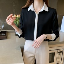 디아리스 가을 긴팔 정장 카라 셔츠 블라우스 6062