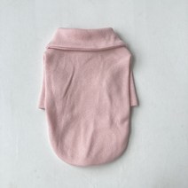 앨리독 강아지옷 하이넥카라 티셔츠, 핑크